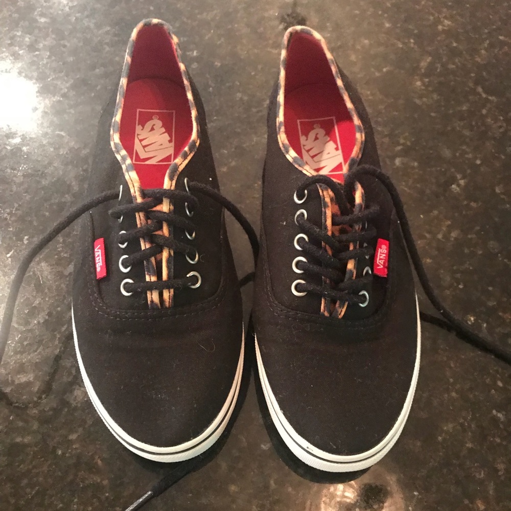 Van Sneakers ... red, black, leopard